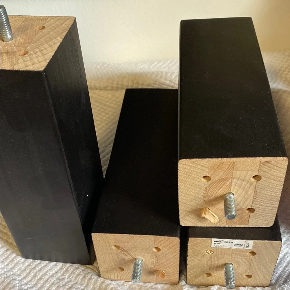 Black Wooden Furniture Legs